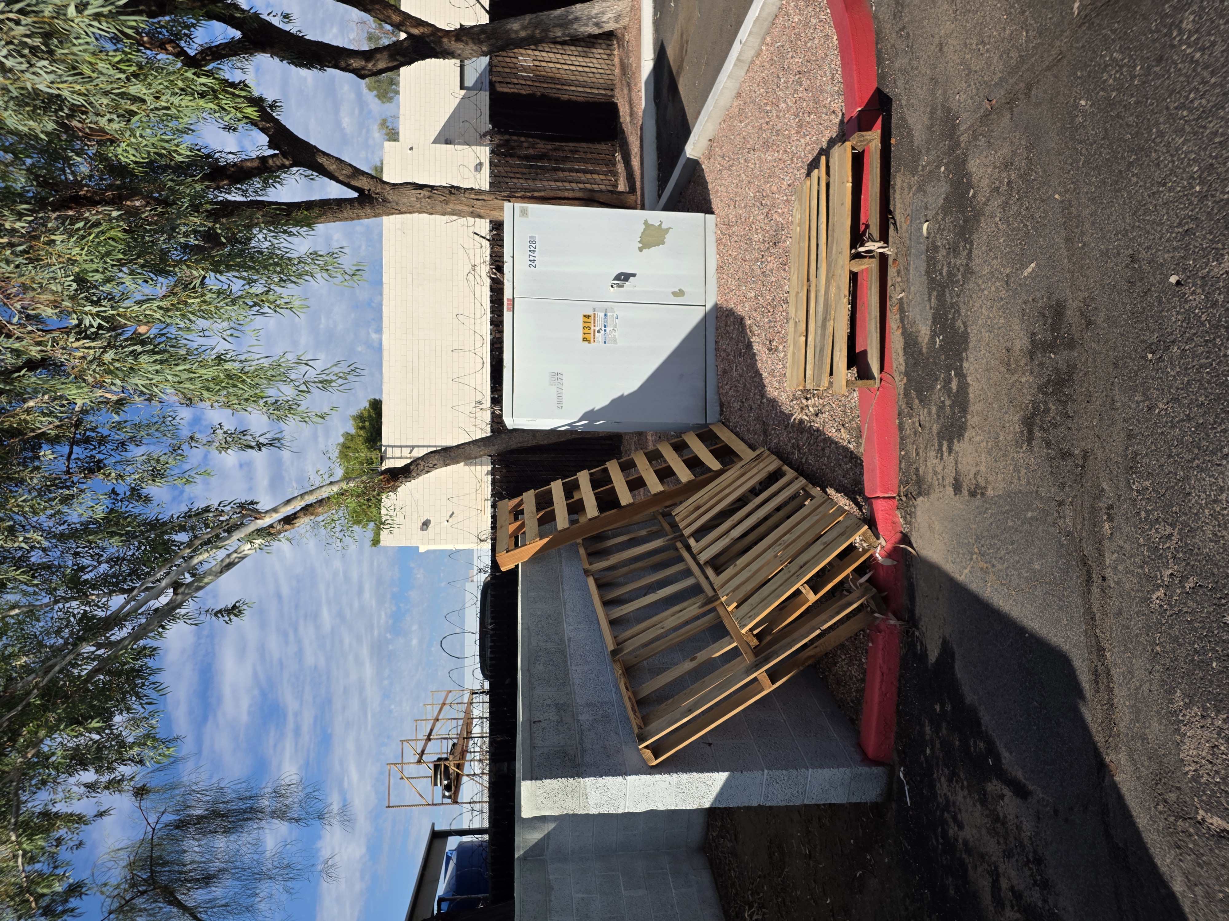 Completed junk removal job